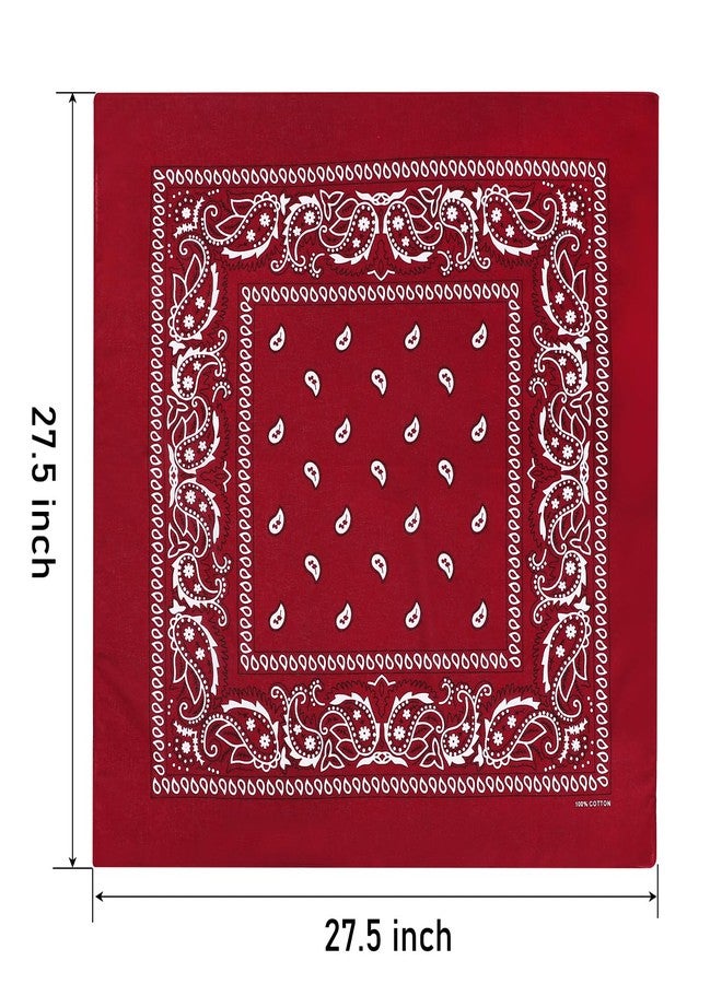 منديل قطني 100% من موتشاباو، مقاس 27 × 27 بوصة، طقم من 6 قطع - Image 2